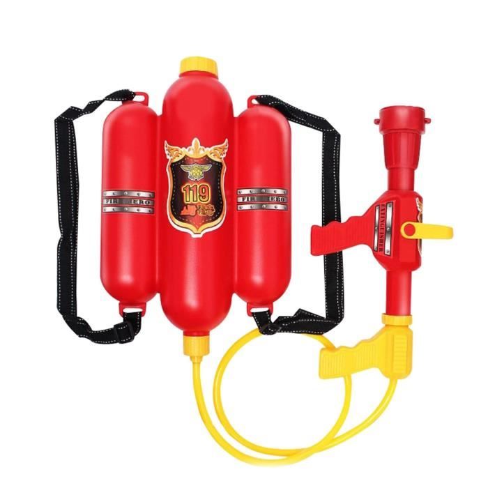 Pistolet à eau de pompier Brigamo avec sac à dos réservoir - 46862