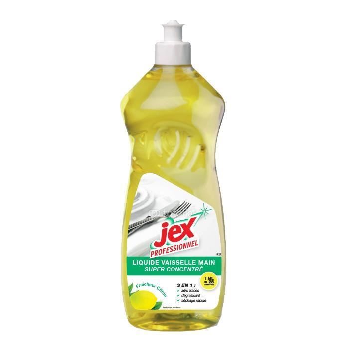 Jex Ronde JEX Professionnel Lot de 2 Flacons 1 Litre de Liquide vaisselle doux ...