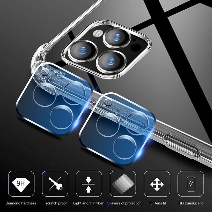 Pour iPhone 12 Pro, 88 Pack Verre Trempé Protection écran + 88 Pack Verre  Trempé Caméra Arrière Protecteur,Pour iPhone 12 Pro max