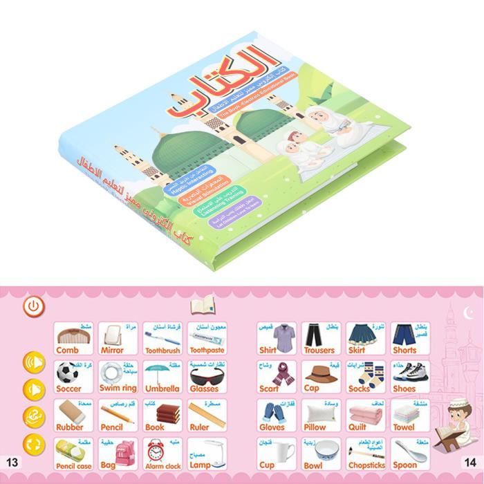 Livre électronique Interactif Arabe – Apprentissage Des Lettres Et Chiffres – Machine éducative Précoce