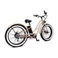 Vélo électrique Atalaya - Crème 370Wh (36V-10Ah) - Cruiser Fatbike - Roue arrière - Autonomie 60km-2