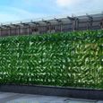 Treillis,Filet artificiel 6 Styles,feuille de lierre,clôture de confidentialité rouleau Faux Patio jardin panneau vert - Type 02 1m-2