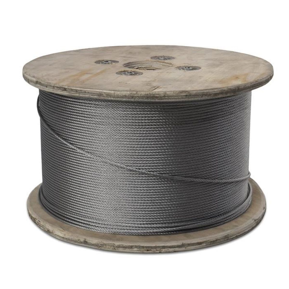 65m câble acier inox 3mm cordage torons 7x7 