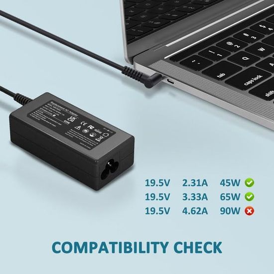 Chargeur universel d'adaptateur secteur pour ordin... – Grandado