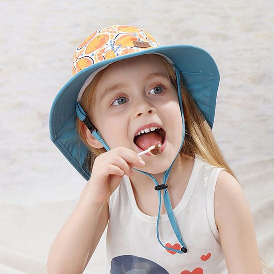 Chapeau De Paille Pour Enfant Unisexe - Protection Solaire, Circonférence Réglable - Diamètre 31 Ou 35cm - Pour Plage, Jardin