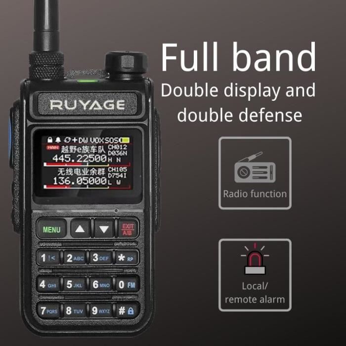 UV58Plus 1PC-Ruyage-Scanner de documents à bande d'aviation, Radio
