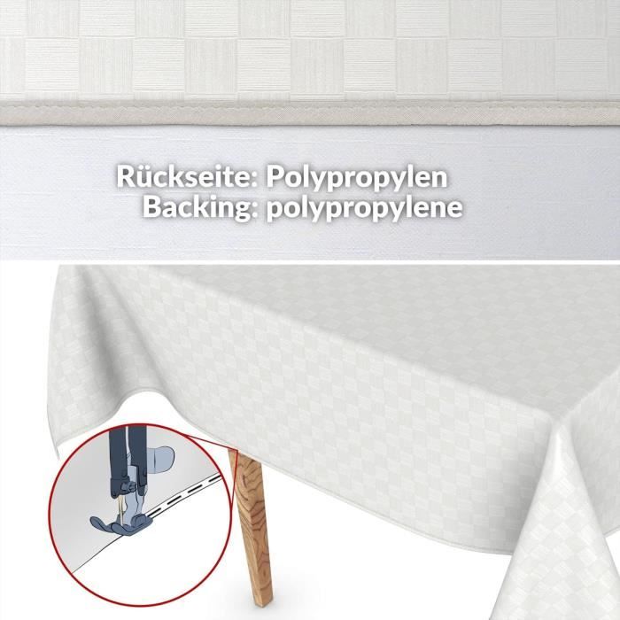 Chemin De Table Noël 40 X 140 Cm - Motif Flocons Et étoiles Dorés Sur Fond Beige, Lavable, Décoration Fête Salon Cuisine