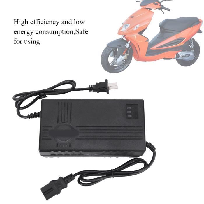 YOSOO Chargeur de scooter électrique 60V 20AH 2.5A Scooter électrique  E-Bike Chargeur de batterie intelligent Adaptateur secteur