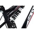 VTT Tout Suspendu 27,5" Scrawler noir-rouge KS Cycling - 21 Vitesses - Taille de Cadre 46 cm-3