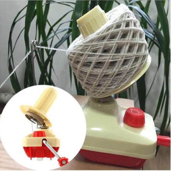 Dérouleur De Laine En Bois Bambou Rotatif 360° - Support Pelote Ergonomique Pour Tricot, Crochet Et Couture