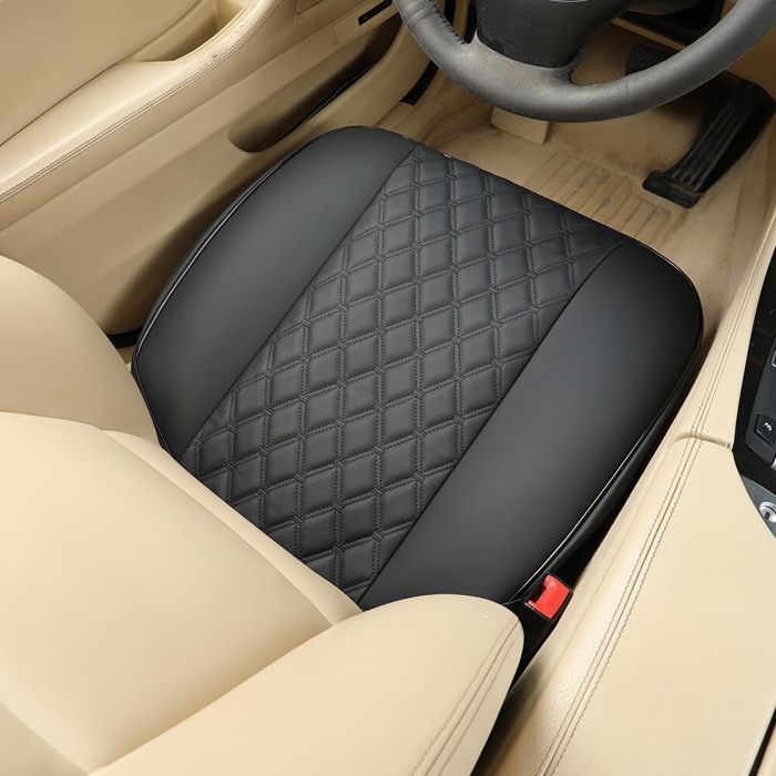 Housse De Siège Auto Universelle Marron | Simili Cuir PVC 49,5x59,5 Cm | Protection Anti-dérapante Pour Voiture - 7