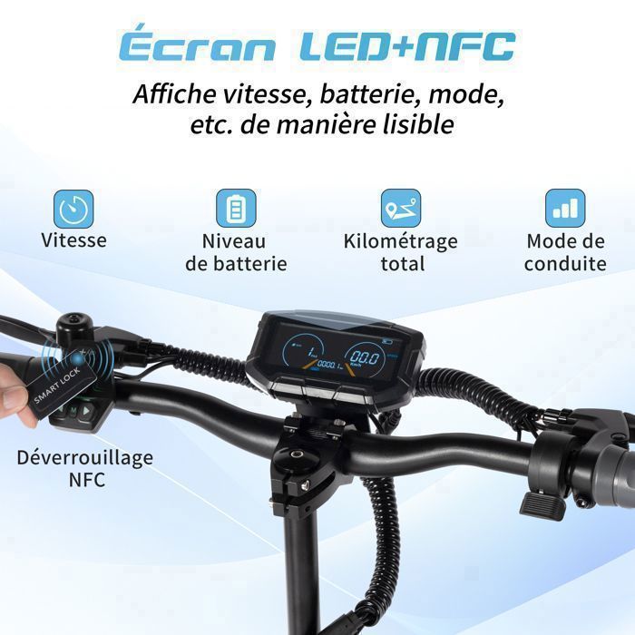 Électrique Pliable MAXTRON X1 Ultra 10” 2*1300W 48V 75km 20 — free download