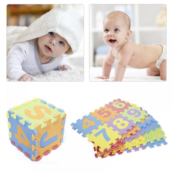 Canapé-lit Modulaire Enfant 14 Pièces Mousse - Meuble Jeu Créatif Beige