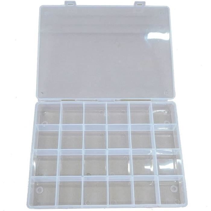 Boîte De Rangement En Plastique Strata - 24 L - Couvercle Clipsé - Dim