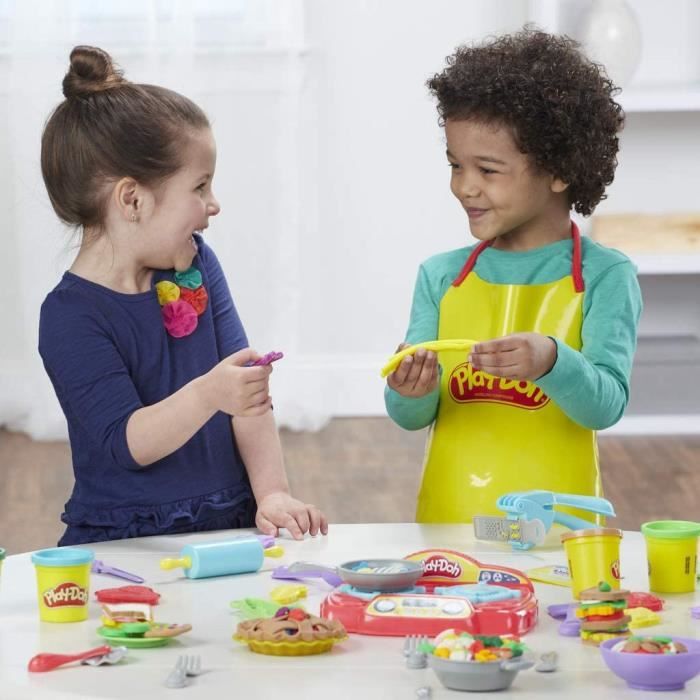 Jeu de cuisine Play-Doh - Le Petit Traiteur -  - 10 pots de