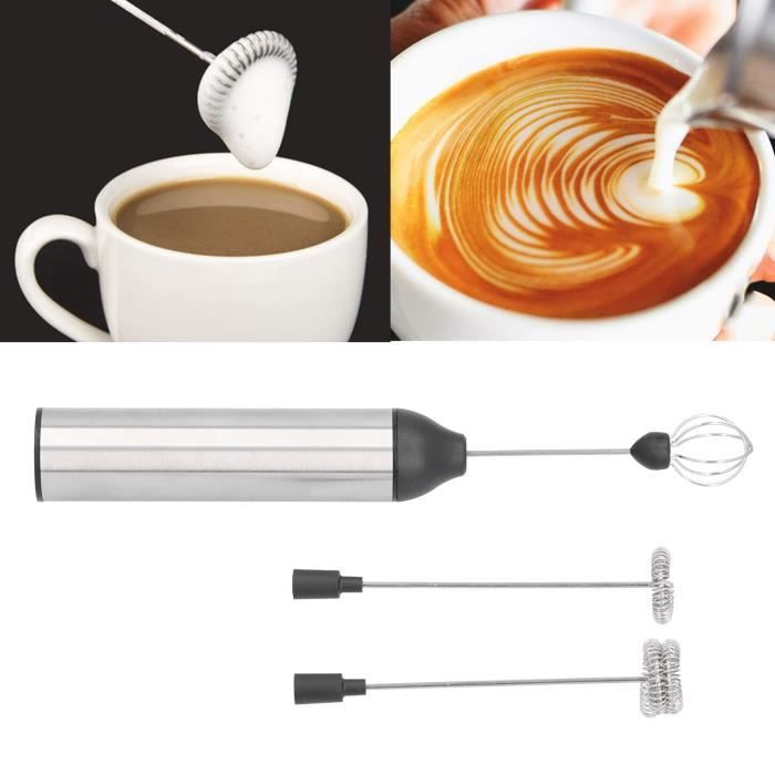 Mousseur à café portatif, mousseur à main rechargeable par USB, mousseur à  lait portatif réglable pour
