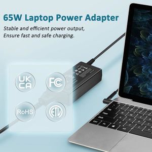 Chargeur Alimentation 19,5V 3,33A Pour HP COMPAQ Pavilion Sleekbook 15-B056 - Marque DNX, Neuf