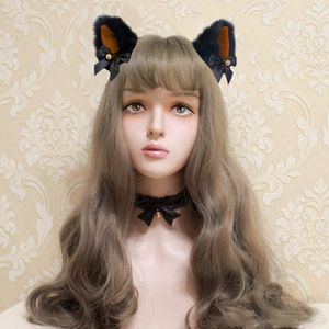 Serre-tête à oreilles de chat avec nœud décoratif et clochette, collier de cosplay kawaii Pet