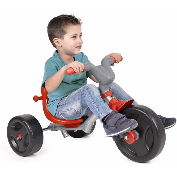 Tricycle evolutif pliable 6 en 1 str3 rouge, jeux exterieurs et sports