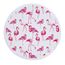 Grand Été Flamant Rose Tropical Microfibre Serviette de Plage Blanc et 140 X