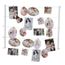 Giftgarden Cadre Photo Pele Mele Deco Blanc Avec 30 Pince Achat