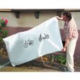 Housse bâche de protection hydrofuge anti-UV pour vélo et cyclomoteur - 220 x 100 cm-0