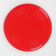 DAMILY® Frisbee jouet Jouet pour chien Frisbee pour chien Résistant aux morsures Plastique - Rouge-0