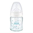 NUK Biberon Serenity+ - Col large - En verre - Contrôle de température - 120 ml - 0-6 mois-0