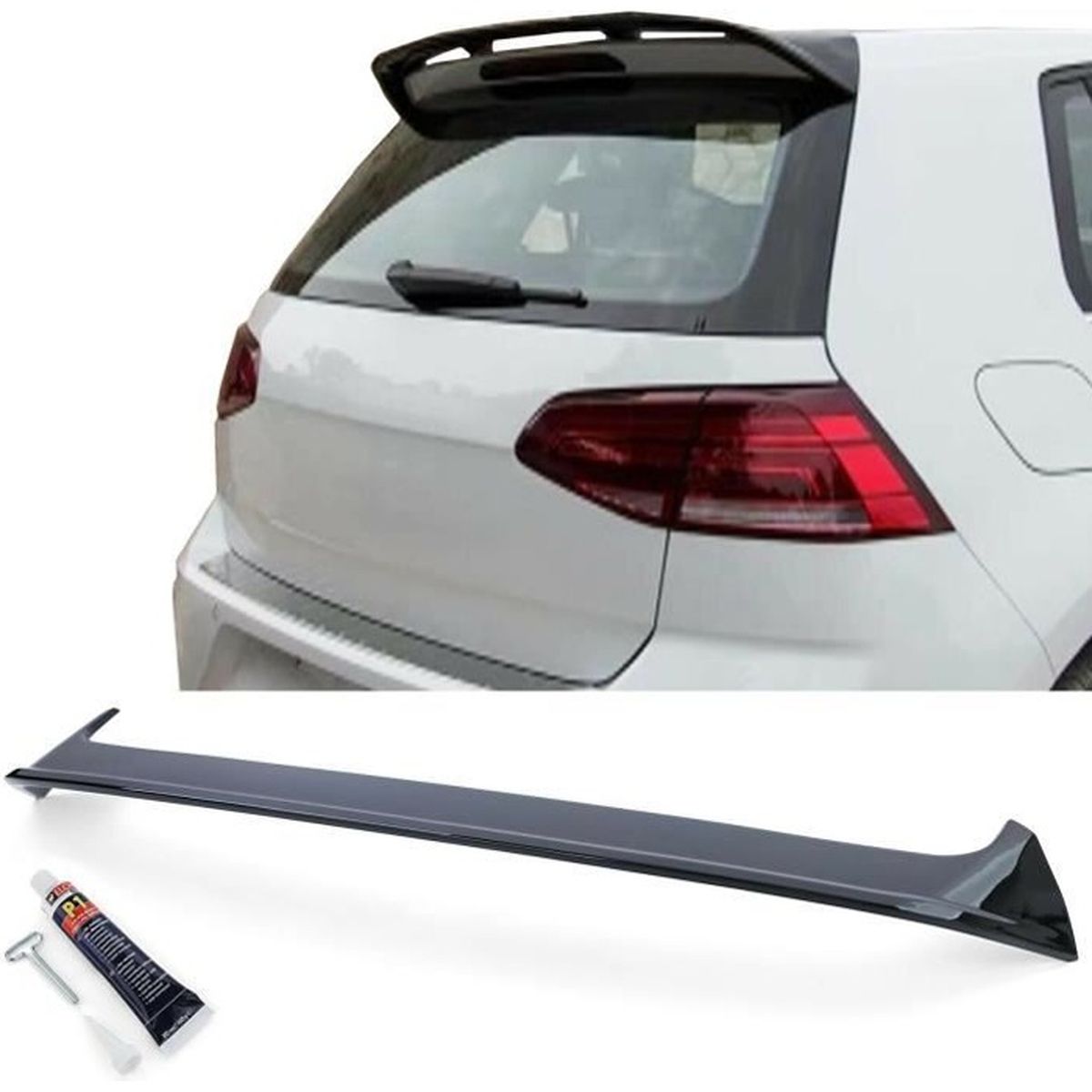Aileron Toit W176 A45 AMG EBTOOLS Spoiler Toit Arrière Noir Brillant Pour Mercedes Classe A W176 A45 AMG 2013-2018 Aileron Arrière W176