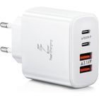 1...LIKE NO OTHER Chargeur USB C Rapide, 40W 4-Port iPhone Prise USBC Multi Secteur pour iPhone 15 14 13 12 11 Pro Max SE XS XR Plus,iPad,Samsung