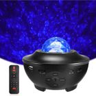 AISTUO LED Projecteur Étoile,Veilleuse Enfant,Télécommandées,Lecteur Musique avec Bluetooth et Minuterie,Cadeau/Enfants/Adultes,Noir