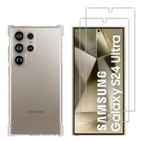 Coque antichoc pour Samsung Galaxy S24 ULTRA et 2 Verres Trempé Film Protection Ecran Phonillico®