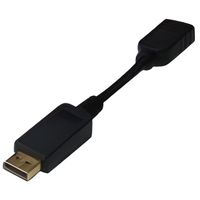 Adaptateur DisplayPort, HDMI Digitus AK-340408-001-S [1x port Display mâle => 1x HDMI femelle] 0.15 m noir
