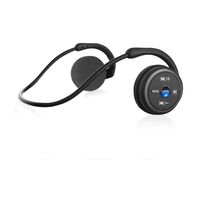 Casque Bluetooth sans Fil,Ecouteur Bluetooth Sport Étanche Casque Audio Stéréo Hi-FI Microphone Intégré Réduction de Bruit,Pliable e