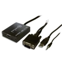 CABLING® Adaptateur convertisseur VGA HDMI + audio
