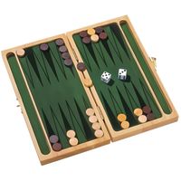 Jeu de plateau - GOKI - GOKI Backgammon - Vert - Mixte - 6 ans et plus