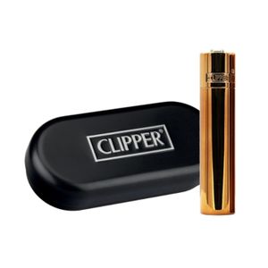 Briquet Clipper Métal Black Mat