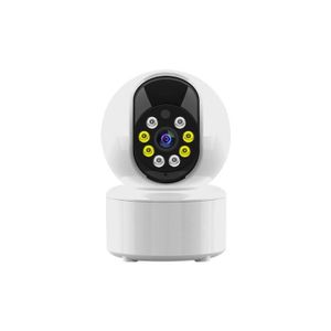 ENREGISTREUR VIDÉO Blanc-Caméra de surveillance intérieure intelligente 2.4GHz HD, dispositif de sécurité domestique sans fil,
