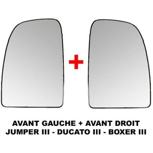 Glace et support rétroviseur côté passager dégivrant pour Citroen Jumper/  Fiat Ducato/ Peugeot Boxer 06- Ref 10620 - Cdiscount