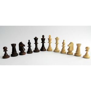 PION - FIGURINE DE JEU Figurines d'échecs pondérées en Bois Professionnel