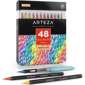 FEUTRES stylos pinceaux , 48 couleurs, feutres aquarellabl