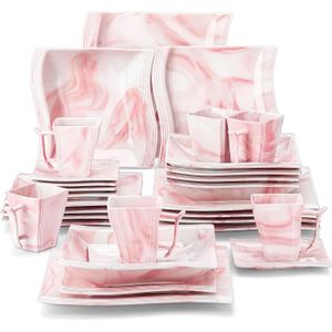 Set D'Assiettes Et De Serviettes En Papier Rose,61 Pièces Tasses Et  Serviettes De Table Pour Fête D'Anniversaire,Vaisselle De[H1545] -  Cdiscount Maison