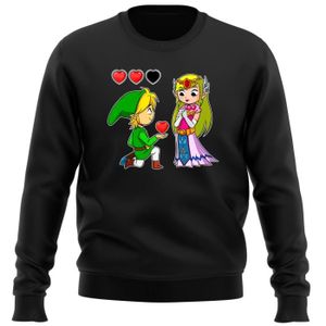 Zelda parodique Link : Un Coup de Gueule de h/éros. French Days Parodie Zelda Okiwoki Sweat-Shirts