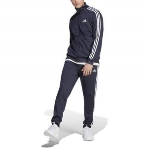 Bas de jogging gaufré 3 bandes côtés logo coton mélangé Homme ADIDAS