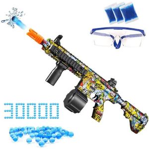 PISTOLET À EAU Pistolet électrique PIMPIMSKY avec 30 000 perles d'eau et verres - UEZETH - Jaune