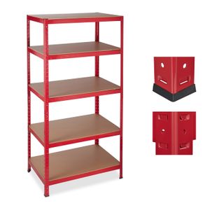 etagere de rangement polyvalente en metal charge lourde max 875kg 180 x 60 x 45 cm bleu achat vente etabli meuble atelier etagere de rangement cdiscount