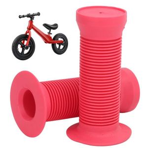POIGNÉE DE VÉLO SURENHAP poignées de vélo pour enfants Poignée de vélo pour enfants poignées de guidon de vélo imperméables jeux draisienne Rouge