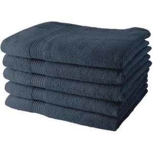 SERVIETTES DE BAIN Lot de 5 Draps de Bain TODAY 70x130 cm 100% Coton 