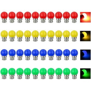 AMPOULE - LED Ampoule LED de couleur B22, équivalent 3 W, 30 W, 