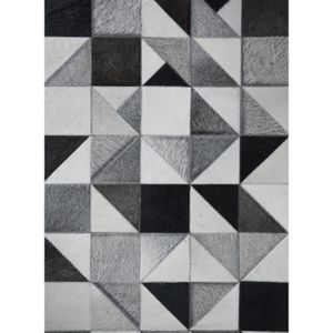 Tapis Naty Noir Gris Et Blanc 170x240 Par Unamourdetapis